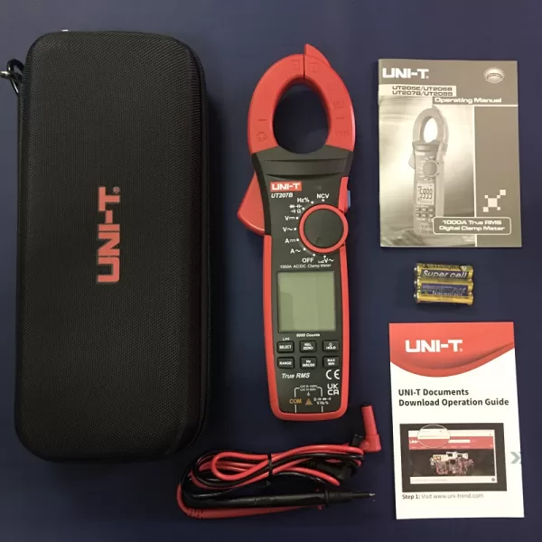 Thành phần Ampe Kìm UNI-T UT207B